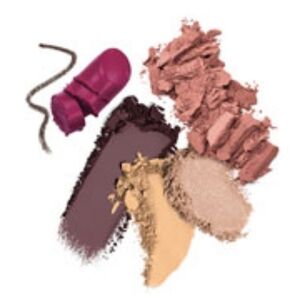 Mary Kay Makeup Bundle – Eyeshadow, Blush, Lipstick, Eyeliner & Compact